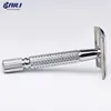 Baili Mens Manual Classic Barber Shaving Safety Razor Rasierer mit 1 Platinklinge für Barthaarschnitt Körperpflege Bt1318923372