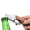 Apribottiglie di bottiglia di vino in acciaio inox Bevande e birra Bottle Opener Opener Cavatappi Multifunzionale Strumento da cucina T500948