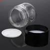 30 vasetti di plastica trasparente da 60 g/100 g/120 g con coperchio nero/bianco Contenitori per cosmetici Contenitori per crema per trucco ricaricabili Packaginggoods