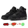 Nike Air Jordan Retro Jordan4s Jumpman 4  Mens Womens 농구 신발 Jorden 4S 적외선 대학교 블루 블랙 고양이 사막 모스 트레이너 빨간색 천둥 화이트 오레오 항해 운동화 끄기 크기 36-47