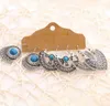 3 pair / set boho hoge kwaliteit 2020 nieuwe bruiloft sieraden vintage etnische antieke zilveren blad Dangle oorbellen vrouwen GC162