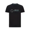 2021 F1 Team T-Shirt Yarış Otomobil Giyim Kısa Kollu Yuvarlak Boyun Tee Birinci Sınıf Denklem Filosu Özel Custom329L