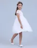 Mode meisje katoen prinses jurk zomer kinderen bruiloft kleding meisje chiffon alle witte strand jurk beste feest kinderkleding q0716