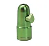 Bullet Snuff Bottle Pipe Dispenser Rocket Metallo 44mm per Snorter Mini Pipe Narghilè Acqua Bong Sniff Nasale Sniffer Tabacco