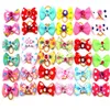 Vêtements de chien 200pcs arcs cheveux mignons avec bandes de caoutchouc accessoires de mode faits à la main fournitures pour animaux de compagnie