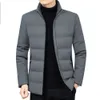 Parka invernale da uomo di media lunghezza 3 colori Giacca calda antivento Outwear Coat Plus Size 4XL 210818