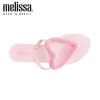 Melissa Big Heart Frauen Gelee Schuhe Flip Flop Frauen Flache Hausschuhe Gelee Sandalen Melissa Brasilianische Weibliche Gelee Schuhe 220224