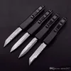 UT70 damascus carbon fiber double action tactical automatic folding edc knife camping knife hunting knives xmas gift8096575