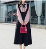 Spring Women's Cute Tops Preppy Style Vintage Japaneses Korea Design Button Elegant Formal Shirts Blouses Pink White 1 220311