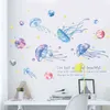 Multicolor Starry Sky Maneter Väggklistermärken för Barn Room Bedroom Nursery Wall Decor Badrum Vattentät Väggdekal Heminredning 211112