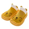 Erste Wanderer geborene Baby Cartoon Girls Jungen Anti-Rutsch-Socken Slipper Schuhe Stiefel Unisex