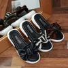 Summer bowtie outside wear flat slippers foreign trade fashion all-match high quality women's shoes size 35-43
