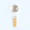 Glas Terp Skruvset Rökande Färgade Pärlor 20mmOD Solid Marble Pearl For Slurper Quartz Banger Nails Vattenbongar Dab Oljeriggar