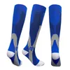 Calze a compressione Calze per infermieristica medica in nylon Specializzato in ciclismo all'aperto Asciugatura rapida Leggings sportivi per adulti traspiranti Fitness running Calzino da basket