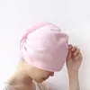 Foulards 1 pièces microfibre après douche séchage des cheveux Wrap femmes filles dame serviette séchage rapide chapeau casquette Turban tête outils de bain