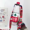 Adjustable Beverage Bottles Lanyard Water Bottle Buckles Straps Cartoon Portable Hiking Outdoor Travel Kettle Hanging Rope DH1263 T03