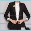 Broches, broches Jewelryfashion luxe haut de gamme Zircon papillon bijoux tempérament dames exquis broche marque haute qualité manteau Aessories