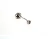 New Stainless Steel belly button rings Navel Rings Crystal Rhinestone Body Piercing bars Jewlery for women's bikini fashion Jewelry GC161
