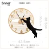 Wall Clocks Modern Contracted Cat Decorative Clock Design Creative Living Room Decoration Household Mute The