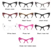 Fashion rétro Half-Frame Cat Eye Women Femmes Le cadre peut être équipé de Myopia Prescription Lens Men Sunglasses Frame8129816