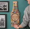 Porta tappo di bottiglia di birra di papà DAD Decorazione artistica in legno Collezione di tappi di bottiglia Staffa Regalo unico per la festa del papà Decorazione da parete Arte per gli amanti della birra artigianale