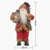 Santa Claus figuriner docka jul dekoration hembord prydnad Navidad Natal Xmas nyår barn gåva XBJK2108