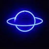 LED Planet Neon Sign USBストリップホリデー照明クリスマスホームルームパーティーの装飾的な壁の夜間照明ギフト3558725