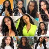 Remy Baby Hair Pre Plucked 13x6 HD Spets Frontal Wig Brazilian Body Wave Spets Front Human Hair Wigs Preplucked QueenLife 4x4 5x5 LA2436961