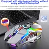 2021 Silent Wireless Rechargeable 2.4G Gaming 1600 DPI 7 Buttons LED Backlight USB Optical Mouse PC Laptop