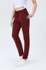 NWT On The Yoga Fly Women Trening bieganie legginsów 4 Way Stretch Fabric Super wysokiej jakości spodnie jogi z kieszeniami bocznymi Sports Sports 216S