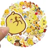 50 PCS Mixed Graffiti skateboard Stickers Cute yellow chicken Pets For Car Laptop Fridge Helmet Pad Bicycle Bike Motorcycle PS4 book Guitar Pvc Decal