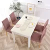 Spandex Chair Covers Elastic Dining Seat Cover Anti-dirty Removable Slipcovers Banquet Wedding Dinner Restaurant Decor 37 Designs WLL791