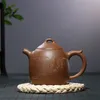 Qualité Grande capacité 420 ml Yixing Théière Théière en argile pourpre Bouilloire à la main Bouilloire brute Teaware Fournitures de cérémonie du thé chinois 210813