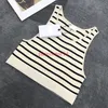 Summer Elastic Vests for Women's Tanks Fashion Letter Camis Vest Tops Print Brand Camis Outdoor Breathable Soft Touch Girls Sport Tee Clothing