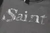 Męska bawełniana koszulka Vintage szare drukowane koszulki z krótkim rękawem męska damska hip-hopowa koszulka rozmiar M-2XL