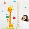 Nouveau produit girafe hauteur de chambre d'enfants parure de ménage stickers muraux sur le mur 210420