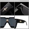 Explosive style sunglasses with rice nails European and American street style net red model women square sunglasses