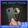 Mini téléphones portables Android 6.0 AGM avec verre 3D Slim Smartphone mignon Google Play Market Body HD Caméra Dual Sim Quad Core XS11