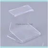 Verpakking sieraden1pcs transparante acryl display plankglazen mobiele telefoon sieraden standaard sieraden zakjes zakken drop levering 2021 hcq4c