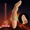 NXY vuxna leksaker kraftfull fingervibbor för kvinnor g spot stimulera vagina massager uppvärmning silikon finger dildo masturbator vuxen sexleksaker 1202