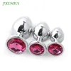 yutong FXINBA 3 Size Stainless Steel Anal Plug Metal Butt Large Set Waterproof Jewelry Beads Buttplug Adult Toys for Women Man6084969