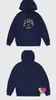 Nya hoodie män kvinnor högkvalitativa broderi tryck logotyp adererror mörkblå z-stitch tröjor