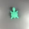 Nuovi giocattoli Fidget Giocattolo per bambini in silicone per uso alimentare Carino 3D Turtle Design favore di partito Ciondolo per dentizione in silicone per i più piccoli che masticano il giocattolo del massaggiagengive