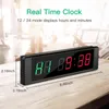 Programable Remote control LED crossfit timer Interval Timer garage sports training clock Crossfit gym 211110