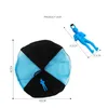 Hand gooien parachute met figuur soldaat mini kids parachutes outdoor sport play toys party gunst voor kinderen educatief speelgoed