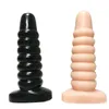 NXY Dildos Anal Toys Super Large Threaded Vestibular Plug for Men and Women Masturbation Device Soft External Expansion Fun Adult Products 0225