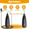 KIMAFUN 2.4G Lavalier Lapel Wireless Microphone Youtube Live Interview Recording Vlog Ipad PC Android DSLR microphone