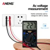 Multimeters Aneng AN8206 Mini Digitale multimeter LCD LCD Display Display Wave Output Ampere Voltage OHM TESTER overbelasting Beveiliging