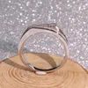 Anneaux de mariage 2021 conception fiançailles mariée bague en argent pour les femmes Double couche couronne Micro cristal élégant tempérament sauvage