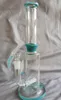 Vintage pulsar 14 polegada de vidro colorido Bongo de água fumando cachimbo de água 18mm feminino articulação borbulhante borbulhador Óleo de óleo Dab equipamentos com tigela de cor